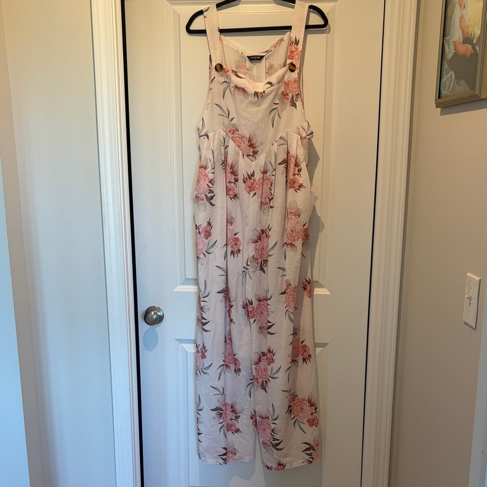 Floral Pink Jumpsuit